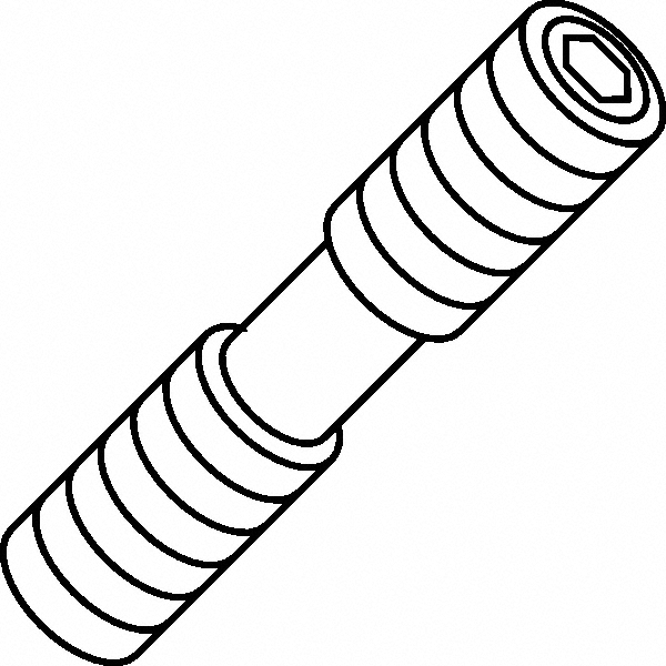 Iscar Indexable Boring Bar: IHAXF 14-16-AVI, 14.00 mm Min Bore, 16.00 mm Shank Dia, Heavy Metal - 4550648
