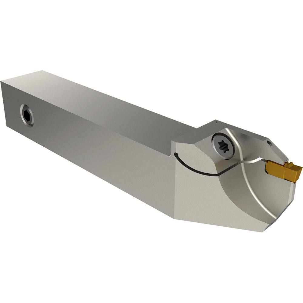 Widia Indexable Grooving-Cutoff Toolholder: WGCSCFL120316C, 0.1181 to 0.118" Groove Width, 0.63" Max Depth of Cut, Left Hand - 6765341