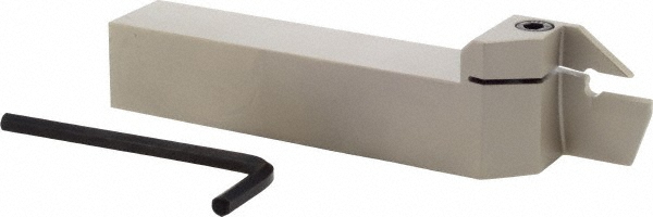 Iscar Indexable Grooving Toolholder: HFHL 25.4-48-4T25, External, Left Hand, 2.36" Max Workpiece Dia - 2500204