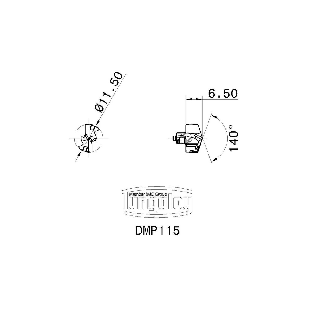 Tungaloy Indexable Boring Bar: E16R-SDZCR07-D220, 22.00 mm Min Bore, Right Hand, 16.00 mm Shank Dia, 93 deg Lead, Solid Carbide - 6849524