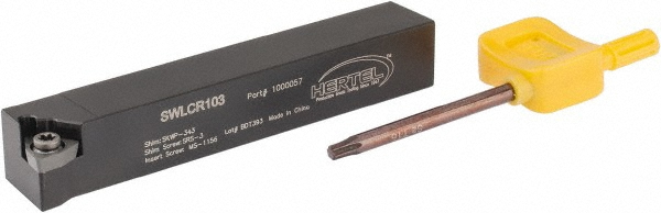 Hertel Indexable Turning Toolholder: SWLCR103 5/8" SHANK - 1000057