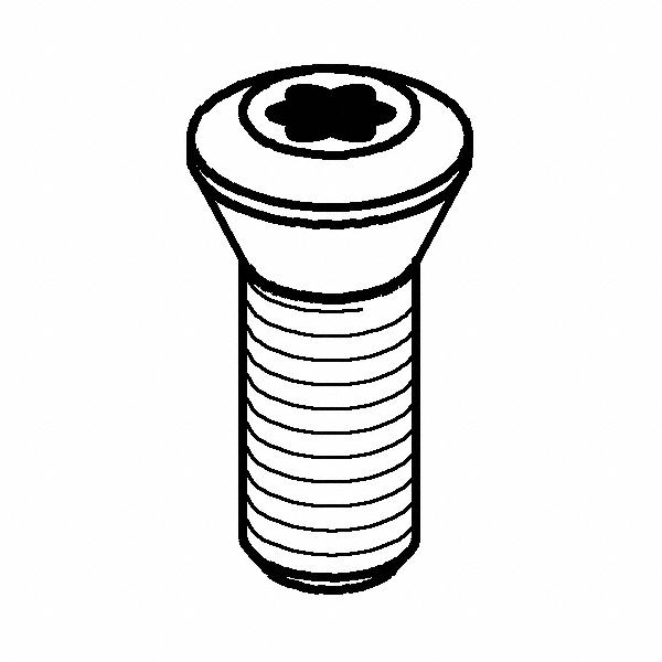 Kennametal Indexable Turning Toolholder: WTJNRS164, Clamp & Screw - 1096598