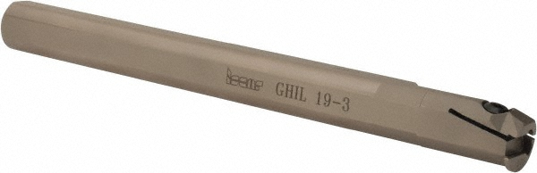 Iscar Indexable Boring Bar: GHIR 20-3, 20 mm Min Bore Dia, Right Hand Cut, 20 mm Shank Dia - 2800342