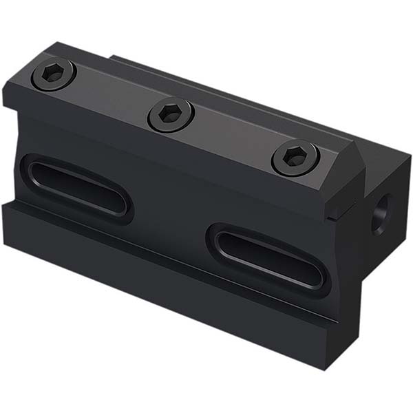 Seco Tool Block Style 150.10-JETI, 15.49mm Blade Height, 80.3mm OAL, 5/8" OAH, Indexable Cutoff Blade Tool Block - 03128628