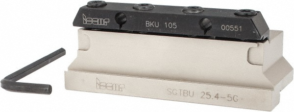 Sumitomo Tool Block Style SBU, 1" Blade Height, 4.344" OAL, 2"& OAH, Indexable Cutoff Blade Tool Block - 2E00W07