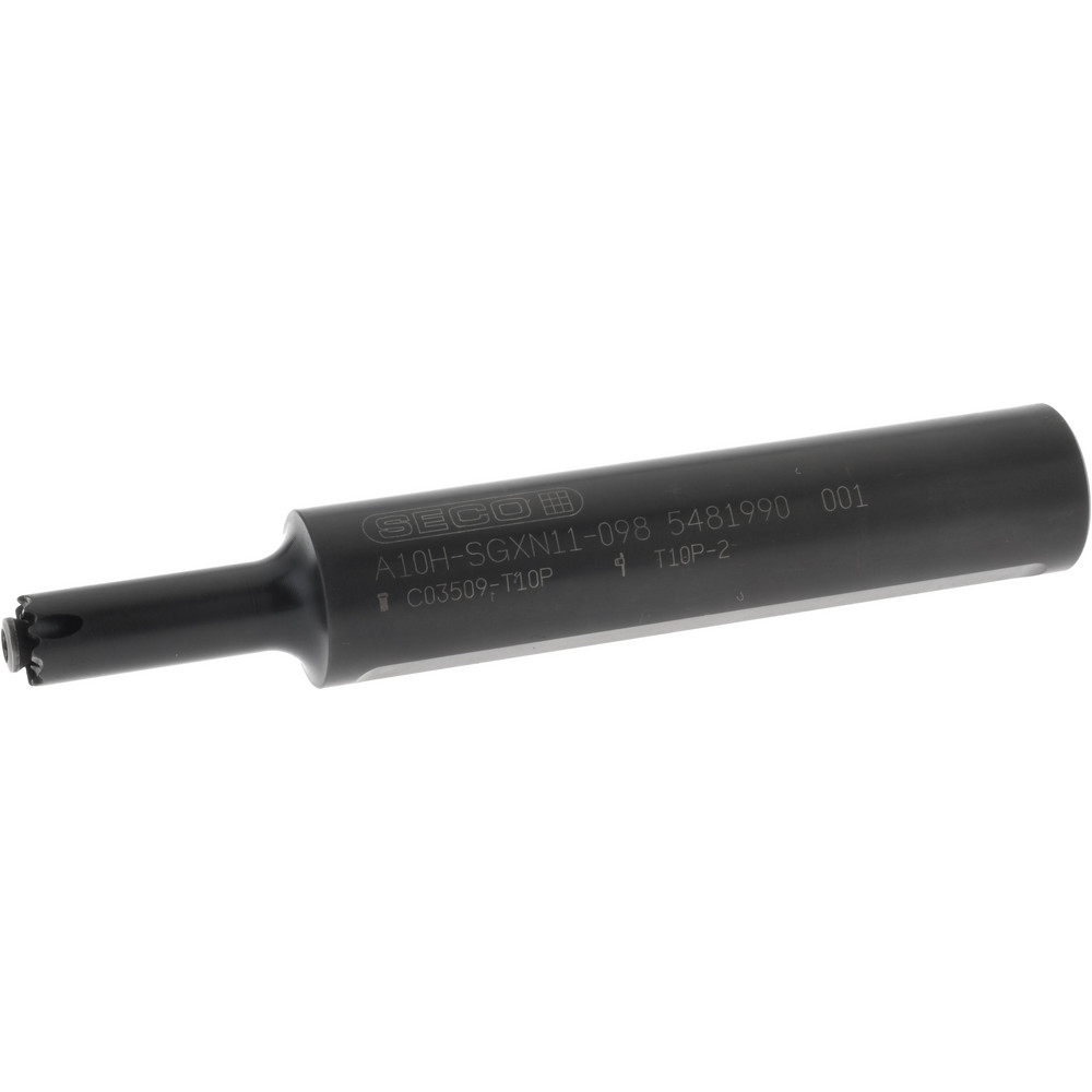Seco Indexable Boring Bar: E05H-SGXN11-R, 0.433" Min Bore Dia, Neutral Cut, Solid Carbide - 02513704