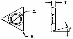 Everede Tool Indexable Boring Bar: SG6700CH .375X5" 5DEG, 0.4380" Min Bore, 5 deg Lead, Steel - 00759