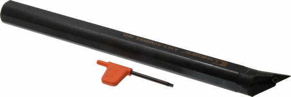 Seco Indexable Boring Bar: S12-MCLNR-3, 1.0000" Min Bore, Right Hand, -5 deg Lead, Steel - 00043201