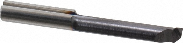 Kennametal Indexable Boring Bar: A08NEL2, 18.54 mm Min Bore Dia, Left Hand Cut, 1/2" Shank Dia, 3 ° Lead Angle, Steel - 1094825
