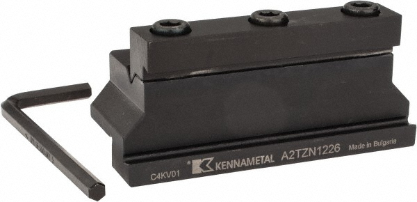Sandvik Coromant Tool Block Style BA-R/LGC, 19.05mm Blade Height, 4.5276" OAL, 2.0079"& OAH, Indexable Cutoff Blade Tool Block - 6605242