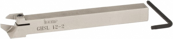 Iscar Indexable Grooving Toolholder: GHSL 12.7-2, External, Left Hand, 1" Max Workpiece Dia - 2800551
