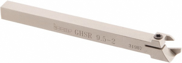 Iscar Indexable Grooving Toolholder: GHSL 12.7-2, External, Left Hand, 1" Max Workpiece Dia - 2800551