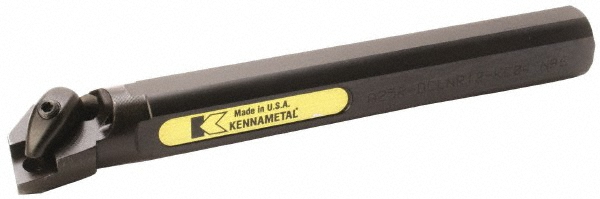Sandvik Coromant Indexable Boring Bar: A25T-DSKNL12, 32.00 mm Min Bore, Left Hand, 25.00 mm Shank Dia, 15 deg Lead, Steel - 5722447