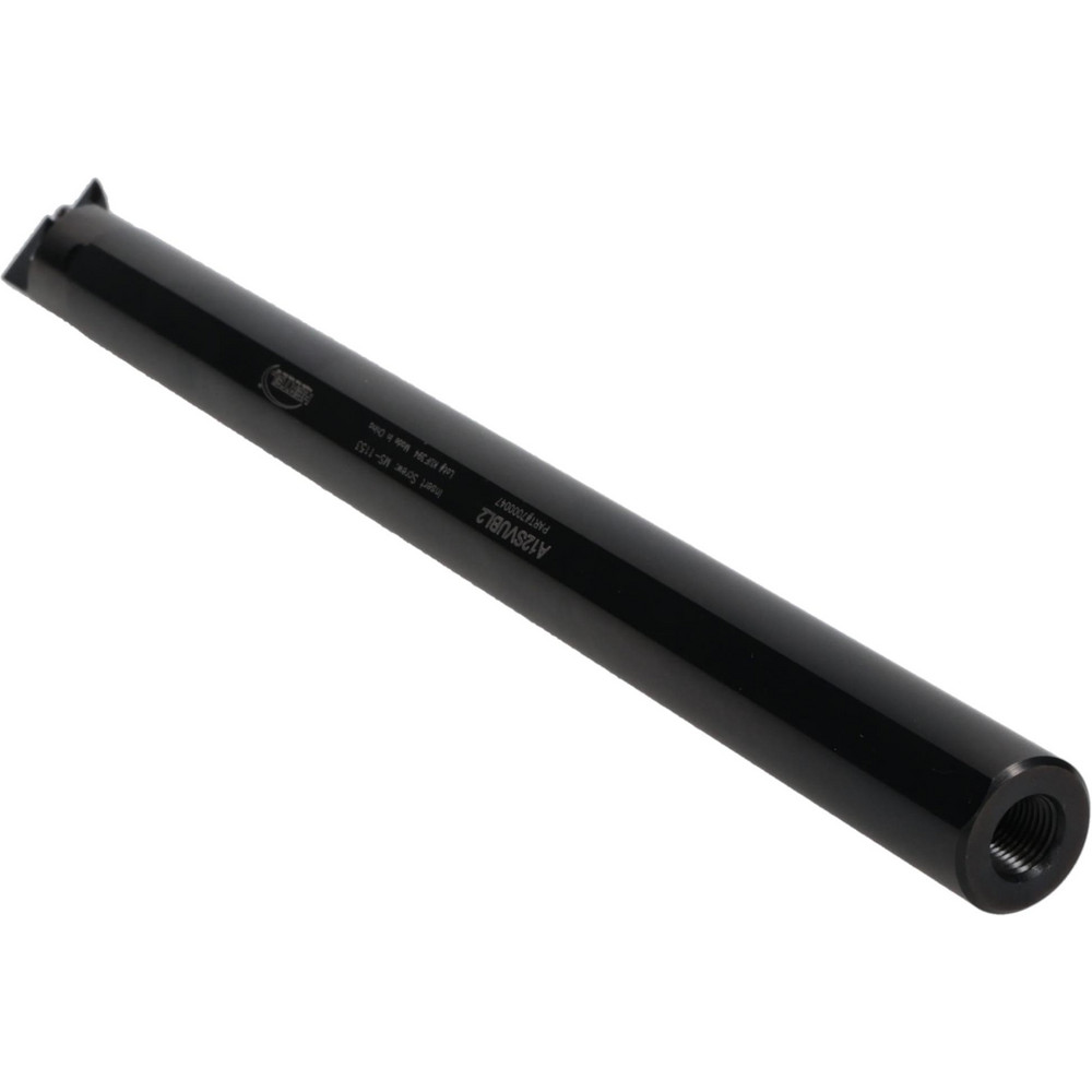 Hertel Indexable Boring Bar: A12SVUBL2 3/4", 0.9800" Min Bore, Left Hand, -3 deg Lead, Steel - 7000047