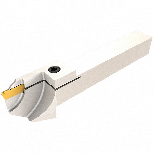 Iscar Indexable Grooving-Cutoff Toolholder: DGTR 12B-1.5-D20-TR12, 1 to 1.5 mm Groove Width, 10 mm Max Depth of Cut, Right Hand - 2301591