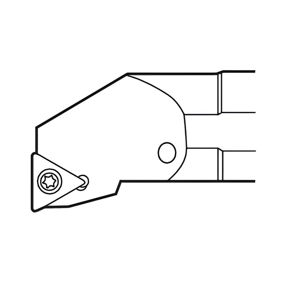 Seco Indexable Boring Bar: A10-STFCR-2, 0.8120" Min Bore, 90 deg Lead, Steel - 02829686