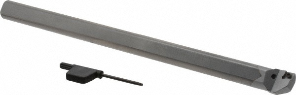 Seco Indexable Boring Bar: A10-STFCR-2, 0.8120" Min Bore, 90 deg Lead, Steel - 02829686
