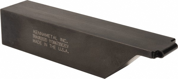 Iscar Indexable Grooving-Cutoff Toolholder: TGBHR31.7C10, 0.374" Max Groove Width, 1.18" Max Depth of Cut, Right Hand - 2801598
