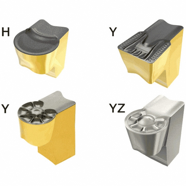 Iscar Indexable Grooving-Cutoff Toolholder: TGBHR31.7C10, 0.374" Max Groove Width, 1.18" Max Depth of Cut, Right Hand - 2801598