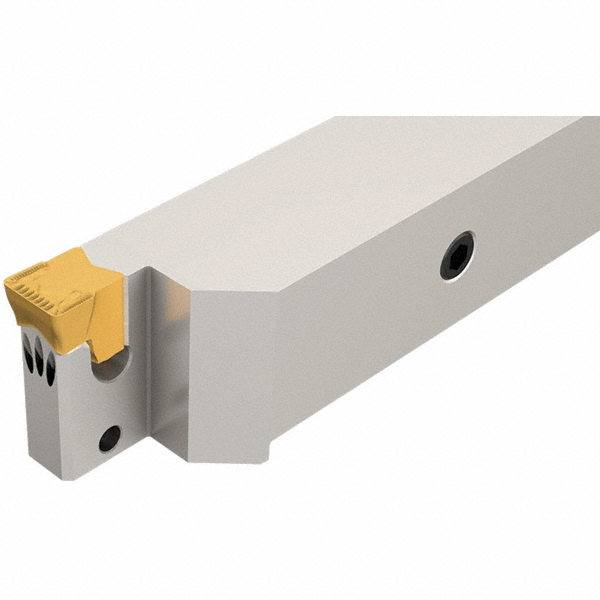 Iscar Indexable Grooving-Cutoff Toolholder: TGBHR31.7C10, 0.374" Max Groove Width, 1.18" Max Depth of Cut, Right Hand - 2801598
