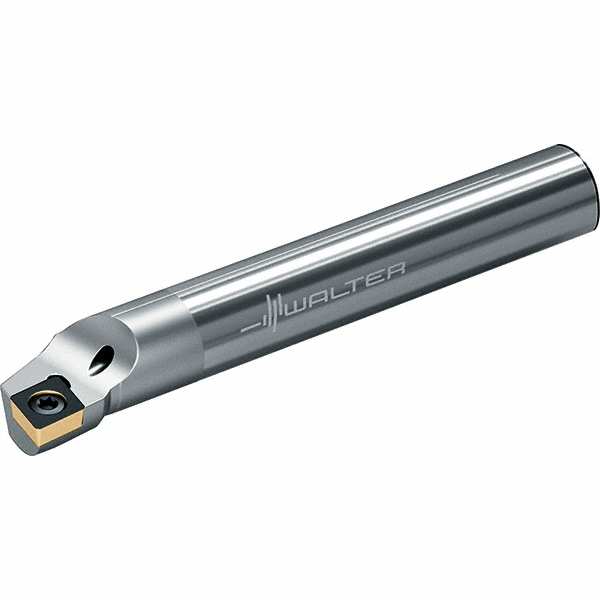 Walter Indexable Boring Bar: A16R-SCLCR09-R, 20.00 mm Min Bore, 16.00 mm Shank Dia, 0 deg Lead, Steel - 5204651