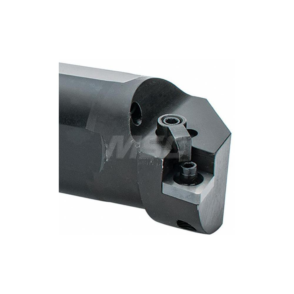 Kennametal Indexable Boring Bar: A32MCLNL5, 2.4000" Min Bore, Left Hand, -5 deg Lead, Steel - 1096436