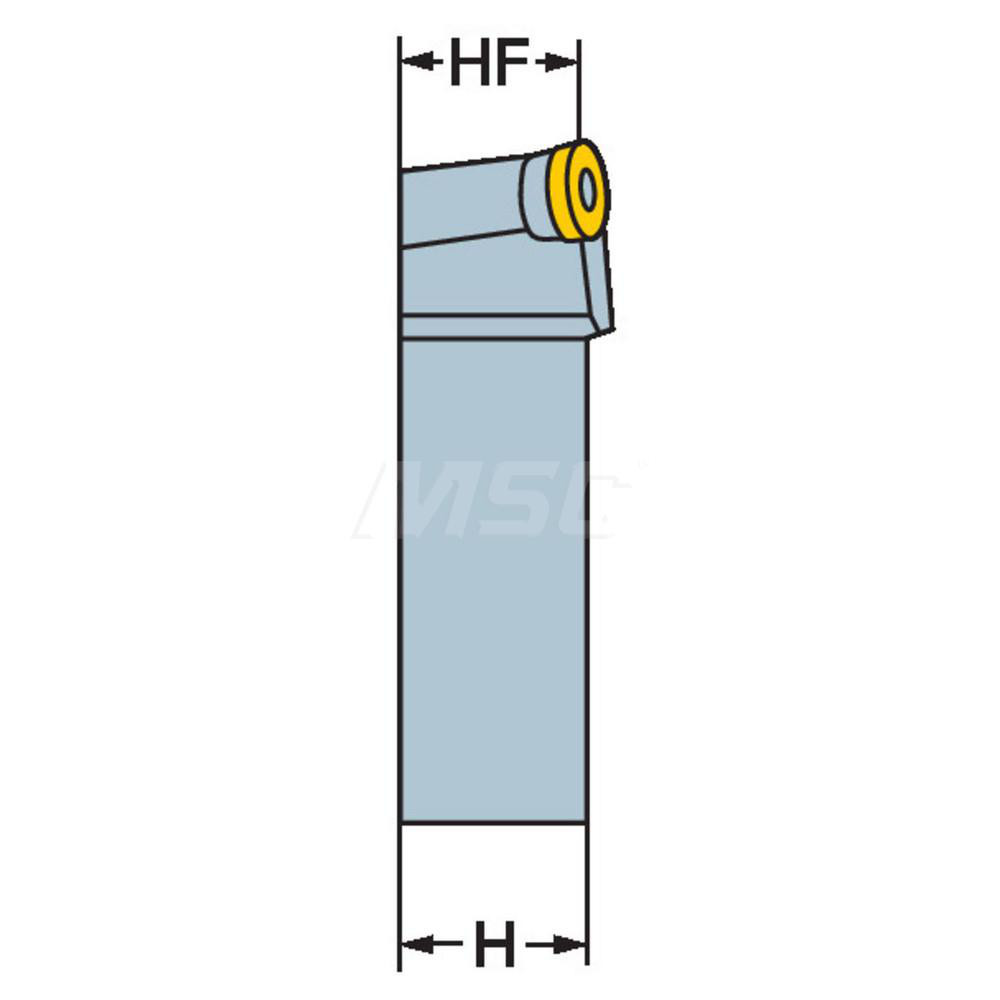 Sandvik Coromant Indexable Turning Toolholder: PRGCR2525M12, Lever - 5738278
