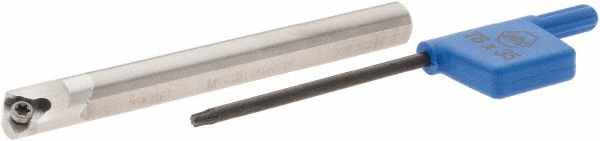 Iscar Indexable Boring Bar: E16R SDUCR-07, 20.00 mm Min Bore, Right Hand, 16.00 mm Shank Dia, Solid Carbide - 3601904