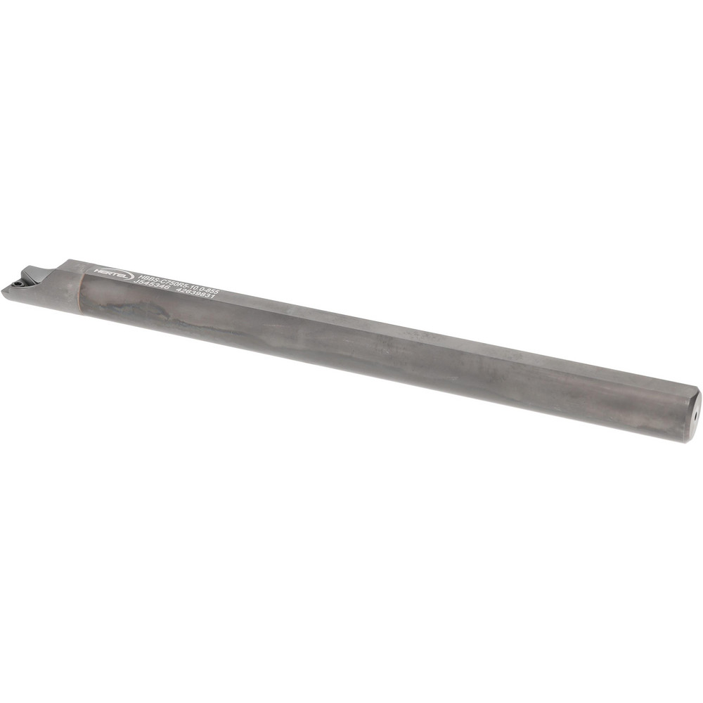 Hertel Indexable Boring Bar: HBBS-C750R5-10.0-855, 0.8550" Min Bore, Right Hand, Solid Carbide - H59870691