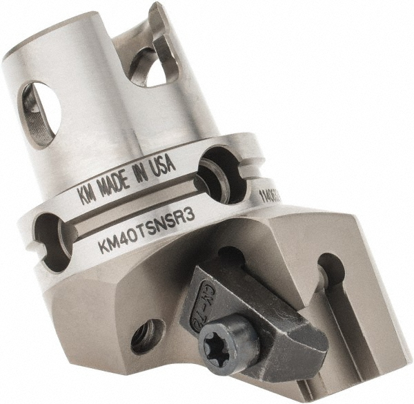 Kennametal Modular Grooving Head: Right Hand, Cutting Head, System Size KM40, Uses NG4R Inserts - 3902295