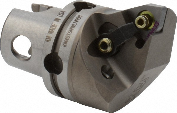 Kennametal Modular Turning & Profiling Head: Size KM40, 45 mm Head Length, Internal or External, Left Hand - 3950161