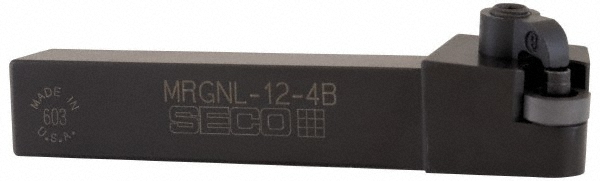 Kennametal Indexable Grooving-Cutoff Toolholder: A4SMR1616K0314, 3 mm Min Groove Width, 14 mm Max Depth of Cut, Right Hand - 1949633