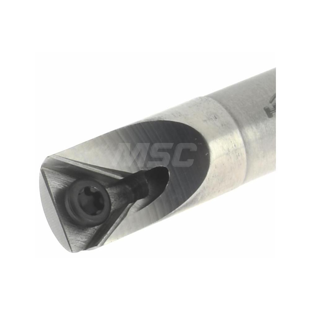 Hertel Indexable Boring Bar: HBBQ-S375R5-5.0-438, 0.4380" Min Bore, Right Hand, Steel - H59869875