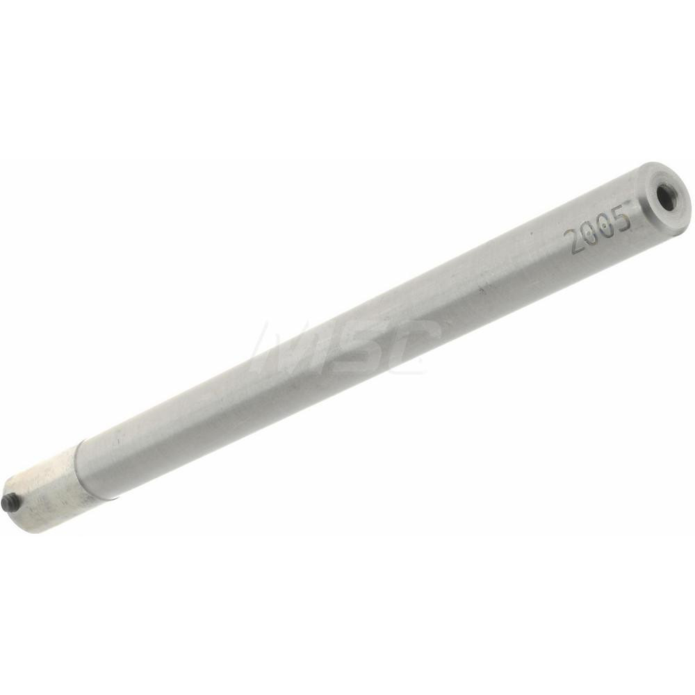 Hertel Indexable Boring Bar: HBBQ-S375R5-5.0-438, 0.4380" Min Bore, Right Hand, Steel - H59869875