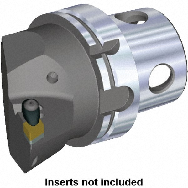 Kennametal Modular Turning & Profiling Head: Size KM40, 45 mm Head Length, Internal or External, Right Hand - 3950757