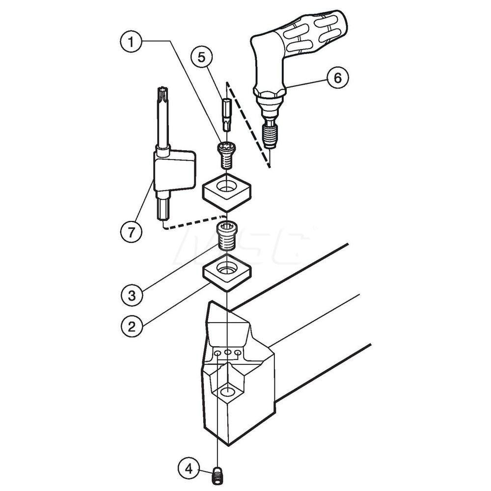 Sandvik Coromant Indexable Turning Toolholder: SDJCR1616H11HP, Screw - 6188504