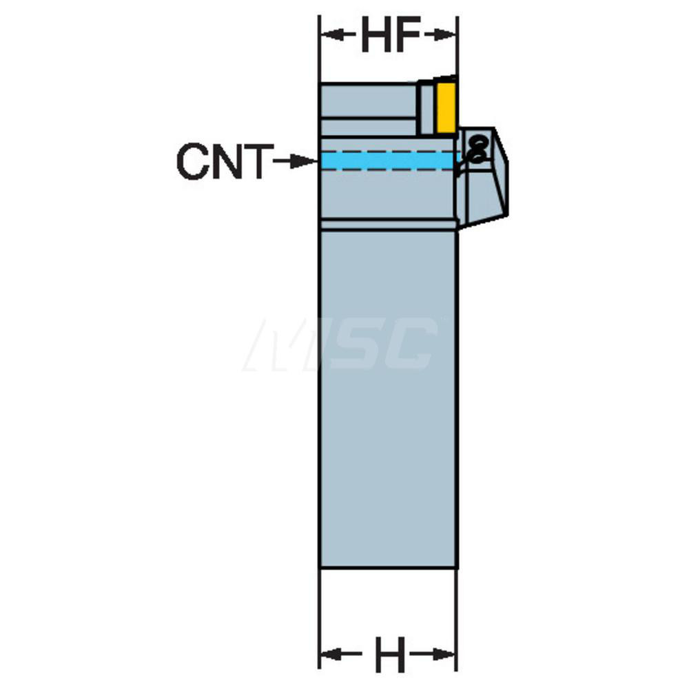 Sandvik Coromant Indexable Turning Toolholder: SDJCR1616H11HP, Screw - 6188504