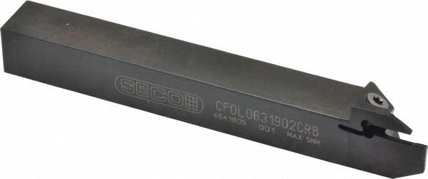 Seco Indexable Boring Bar: A16-SDUCL-3, 1-1/2" Min Bore, 1" Shank Dia, 93 deg Lead, Steel - 02829699