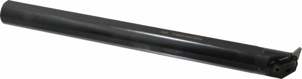 Hertel Indexable Boring Bar: A20MCLNL4 1-1/4", 1.4700" Min Bore, Left Hand, -5 deg Lead, Steel - 7000010