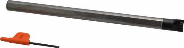 Kennametal Indexable Boring Bar: A08STFPL2, 15.24 mm Min Bore, Left Hand, 12.70 mm Shank Dia, Steel - 1094656