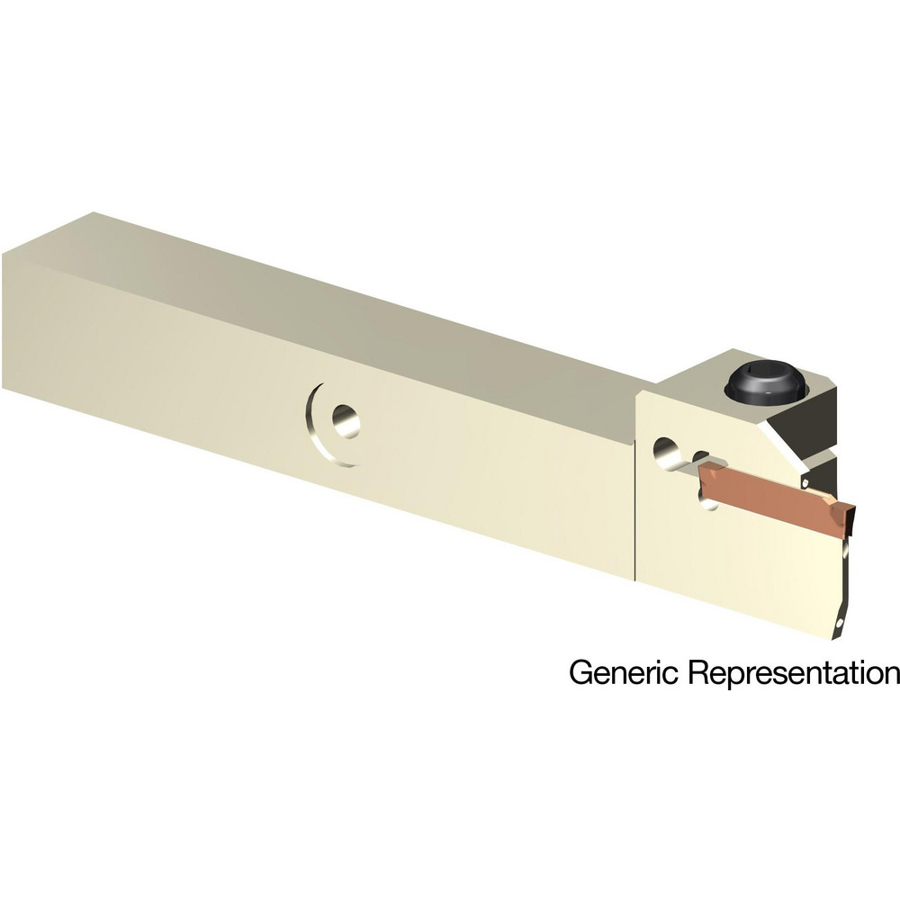 Sumitomo Indexable Cutoff Toolholder: 0.38" Max Depth of Cut, 0.76" Max Workpiece Dia, Left Hand - 2600W5E