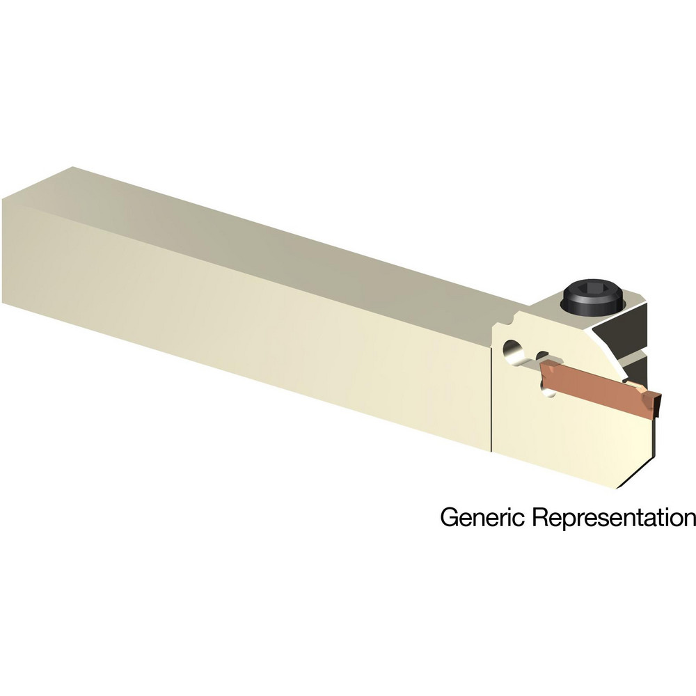 Sumitomo Indexable Cutoff Toolholder: 0.38" Max Depth of Cut, 0.76" Max Workpiece Dia, Left Hand - 2600W5E