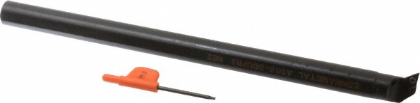 Kennametal Indexable Boring Bar: E10SDUPL2 KWH, 0.8500" Min Bore, Left Hand, 93 deg Lead, Solid Carbide - 1152743