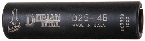 Dorian Tool Indexable Boring Bar: S10L-DCLC-2, 15/16" Min Bore, Right Hand, 5/8" Shank Dia, 5 deg Lead, Steel - 73310157704