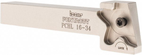 Iscar Indexable Grooving-Cutoff Toolholder: PCHPR25.4-34, 1.4 mm Min Groove Width, 10 mm Max Depth of Cut, Right Hand - 2302331