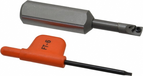 Widia Indexable Boring Bar: CCBI20350015R, 0.2340" Min Bore, Right Hand, 95 deg Lead, Solid Carbide - 2832141