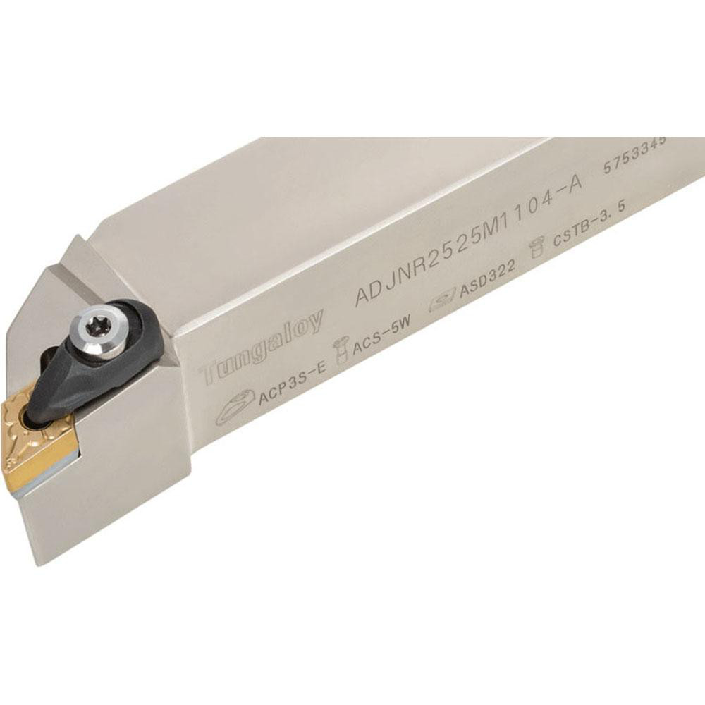 Tungaloy Indexable Turning Toolholder: ADJNL1233-A, 93.000 deg Lead Angle, Clamp - 6708739