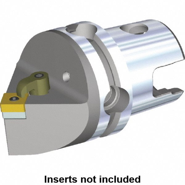Kennametal Modular Turning & Profiling Head: Size KM50, 50 mm Head Length, Left Hand - 3738614