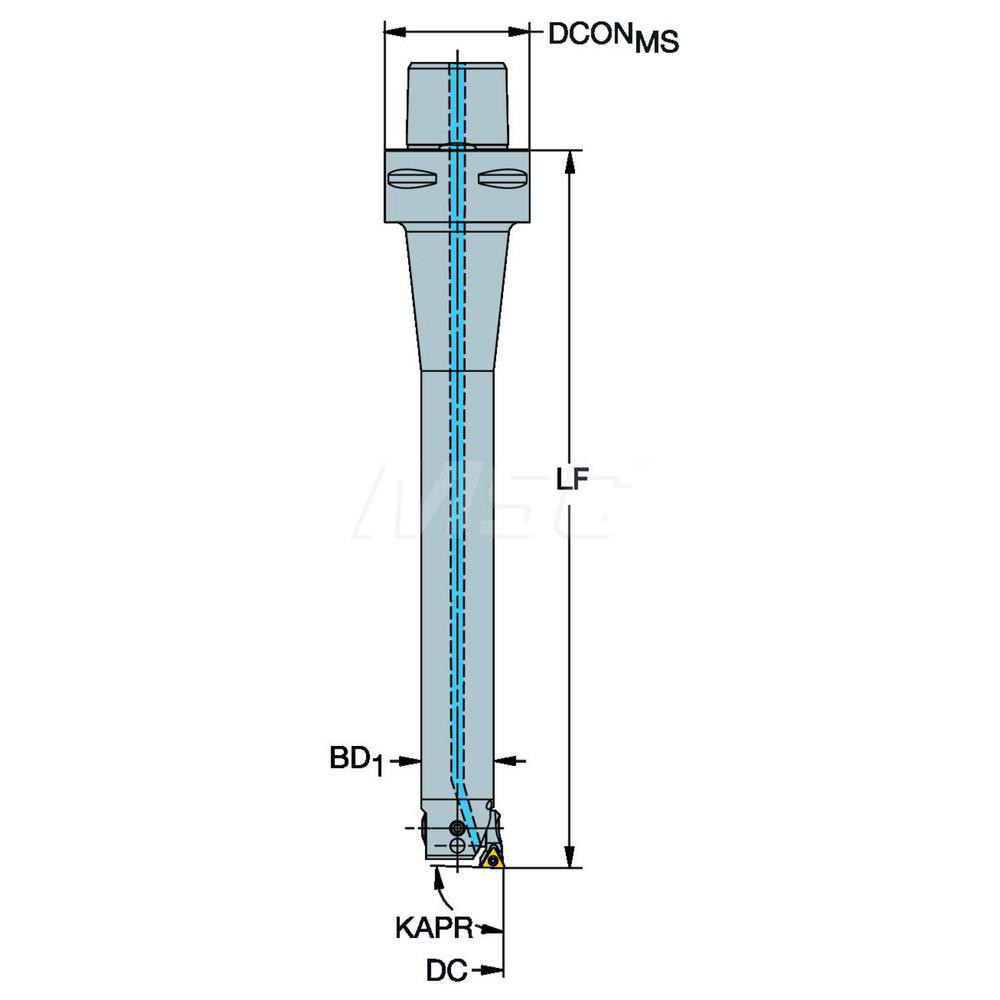 Sandvik Coromant Modular Boring Head: 23 mm Max Dia, Right Hand, Size C4 - 7591891