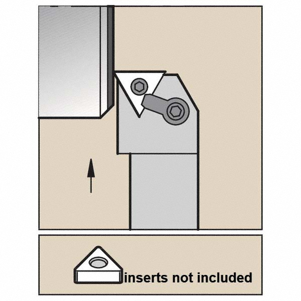 Kennametal Indexable Turning Toolholder: MTFNR205D, Clamp & Screw - 1096219